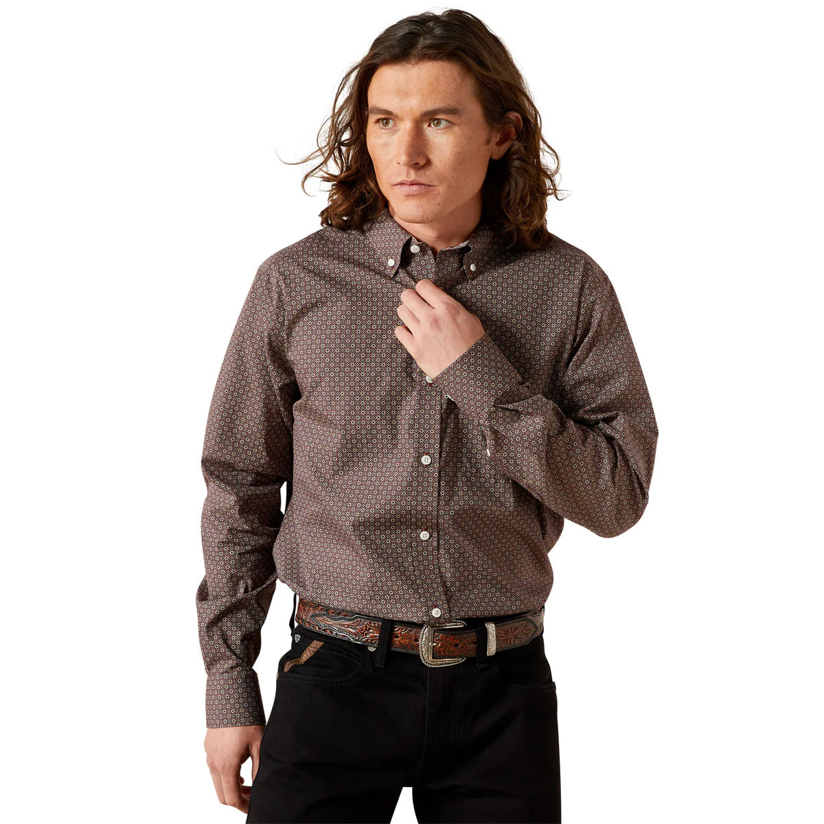 Ariat Mens Wrinkle Free Arthur L/S Shirt