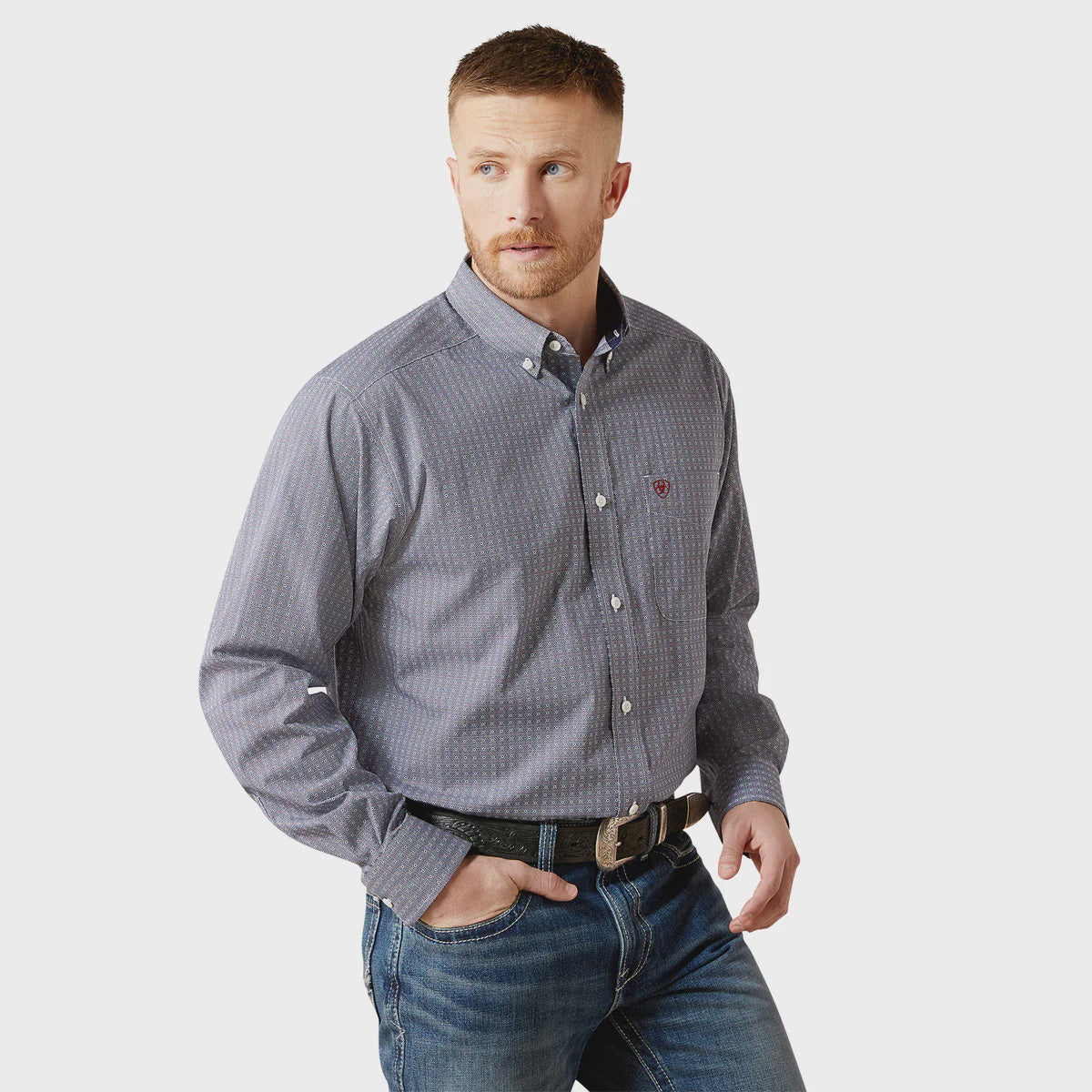 Ariat Mens Wrinkle Free Bowen L/S Shirt