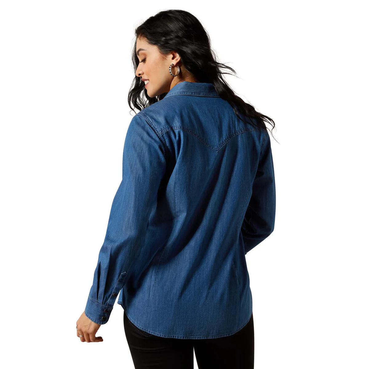 Ariat Womens True Blue Snap L/S Shirt