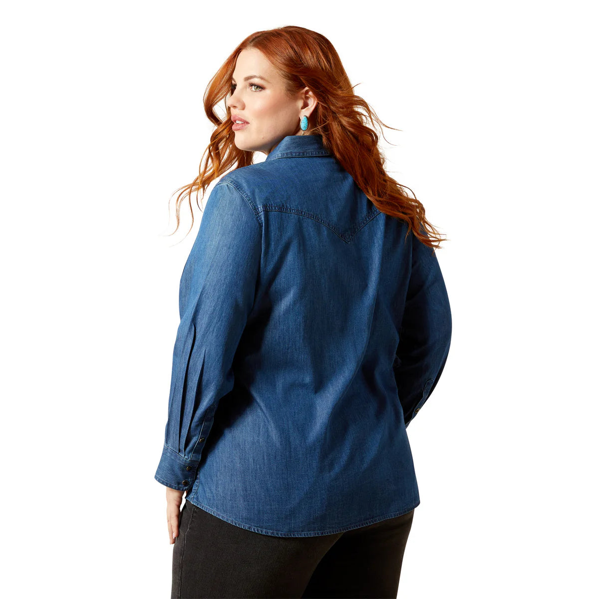 Ariat Womens True Blue Snap L/S Shirt