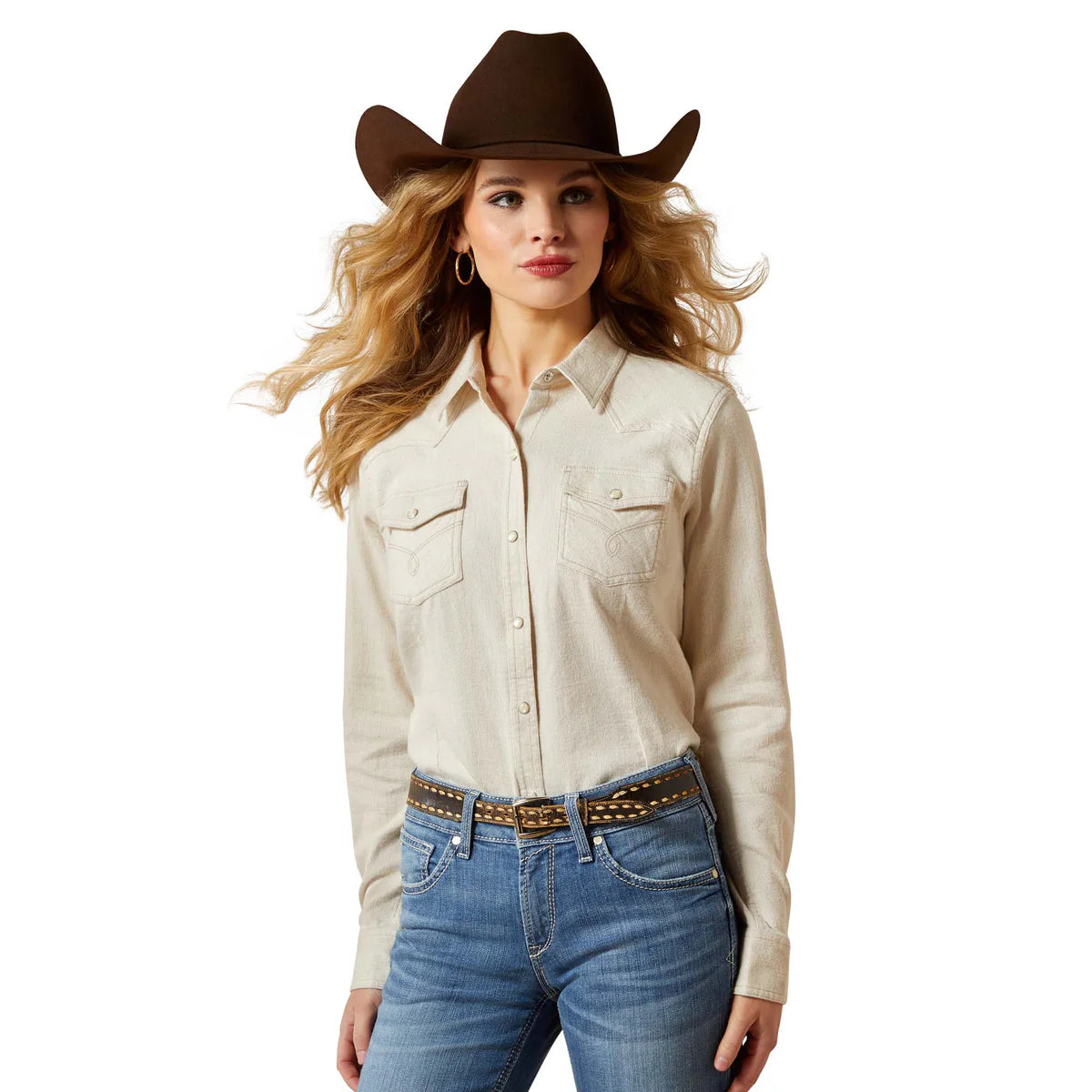 Ariat Womens Papyrus Western Snap L/S Shirt