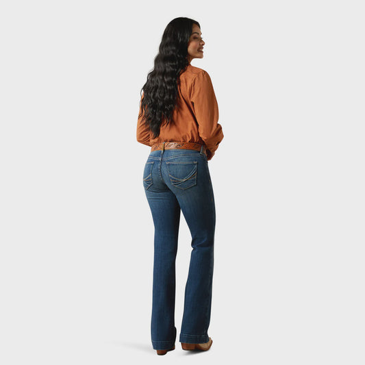 Ariat Womens Perfect Rise Leslie Slim Trouser Jeans in Vermont