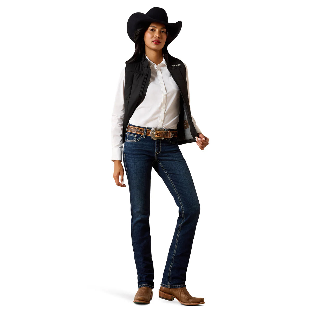 Ariat Womens Perfect Rise Harper Straight Leg Jeans in Sonoma