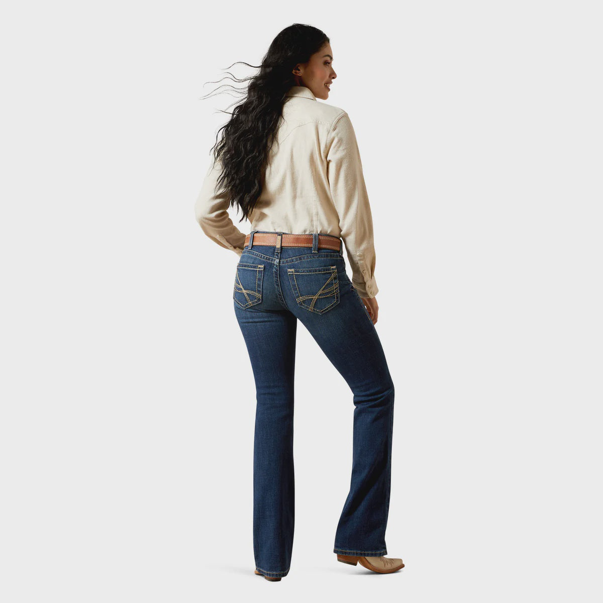 Ariat Womens Perfect Rise Adalynne Boot Cut Jeans in Barryessa