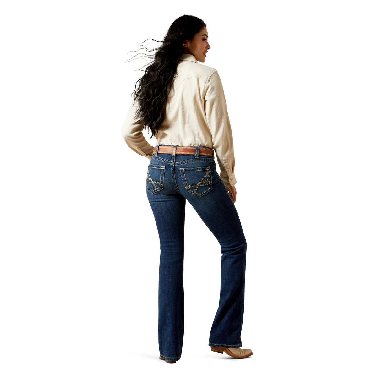 Ariat Womens Perfect Rise Adalynne Boot Cut Jeans in Barryessa