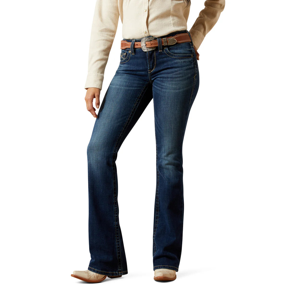 Ariat Womens Perfect Rise Adalynne Boot Cut Jeans in Barryessa