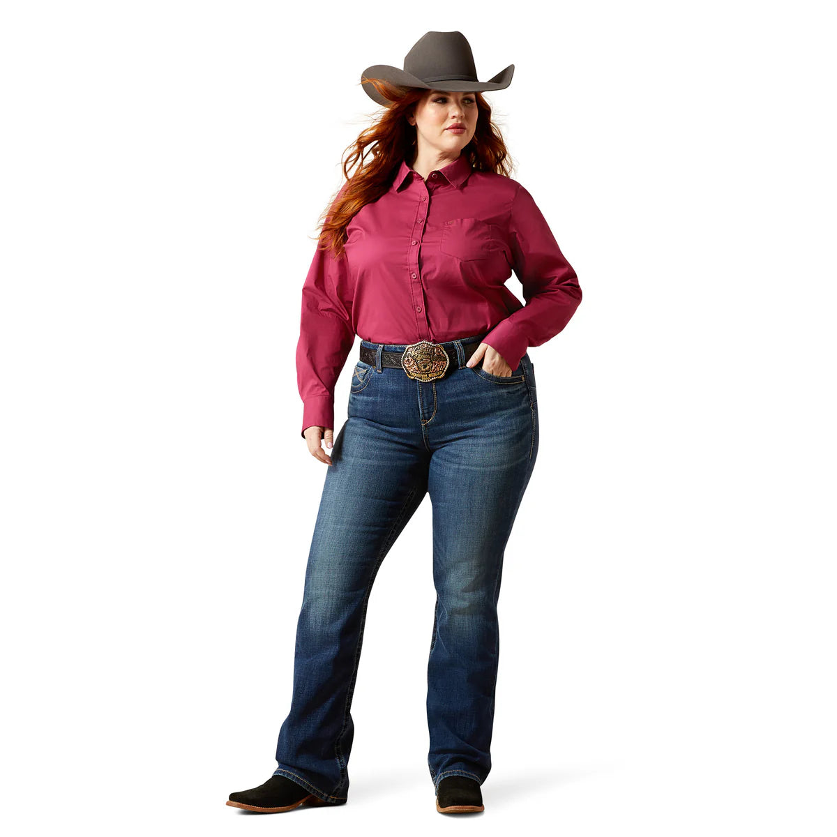 Ariat Womens Perfect Rise Adalynne Boot Cut Jeans in Barryessa