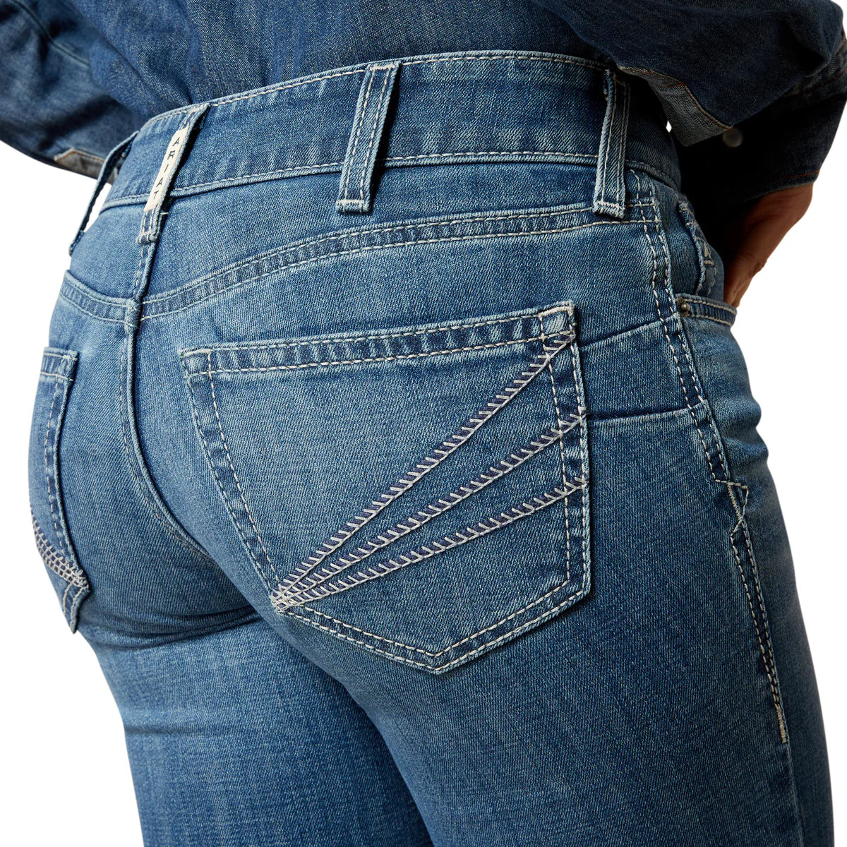 Ariat Womens Mid Rise Aisha Boot Cut Jeans in Ithica