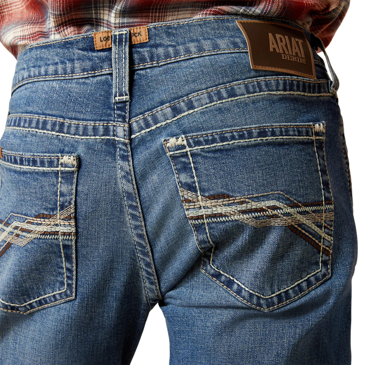 Ariat Mens M8 Modern Slim Straight Dean Jeans in Zane