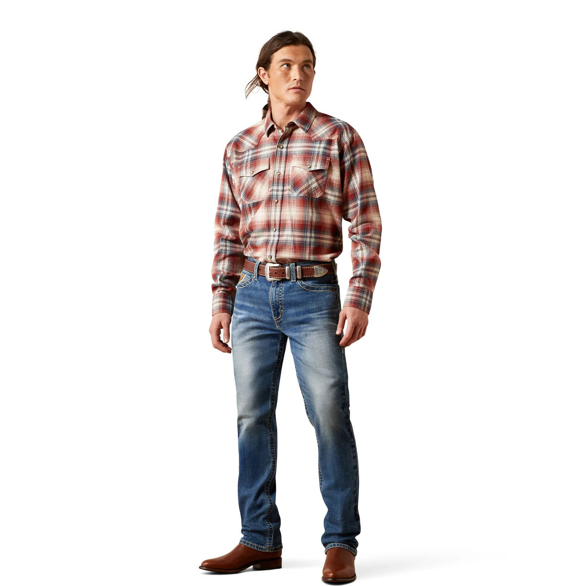 Ariat Mens M8 Modern Slim Straight Dean Jeans in Zane