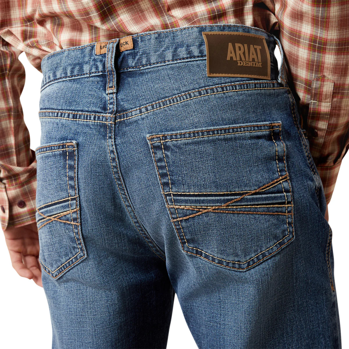 Ariat Mens M7 Slim Rebel Straight Leg Jeans in Livermore