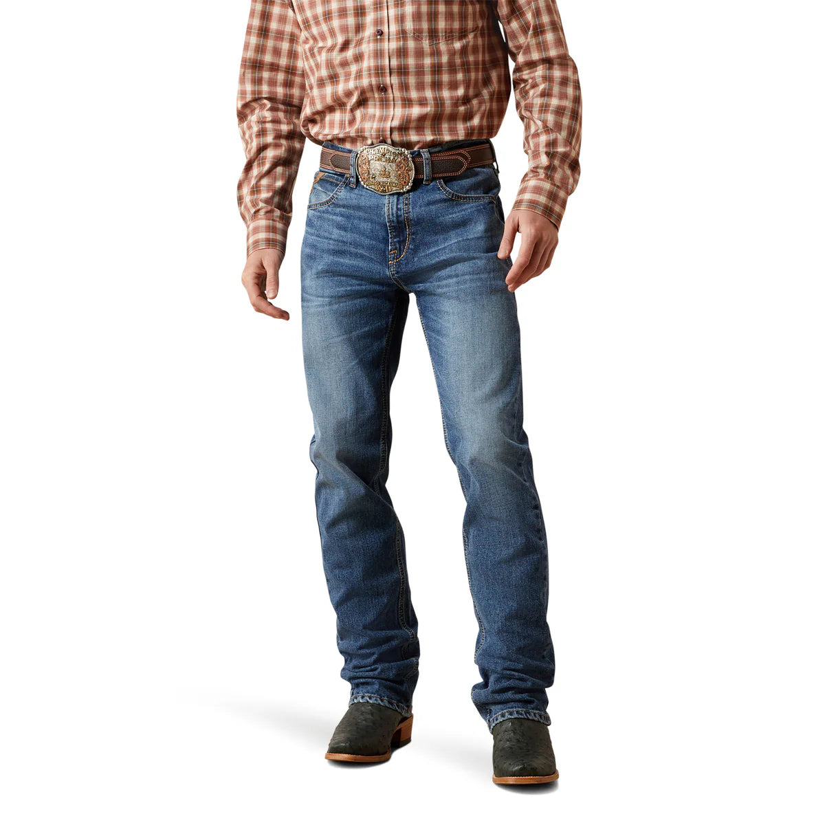 Ariat Mens M7 Slim Rebel Straight Leg Jeans in Livermore