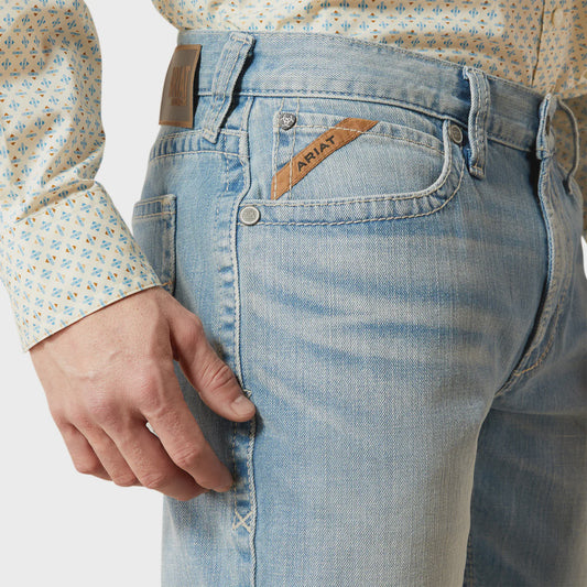 Ariat Mens M4 Relaxed Lucas Straight Leg Jeans in Morello