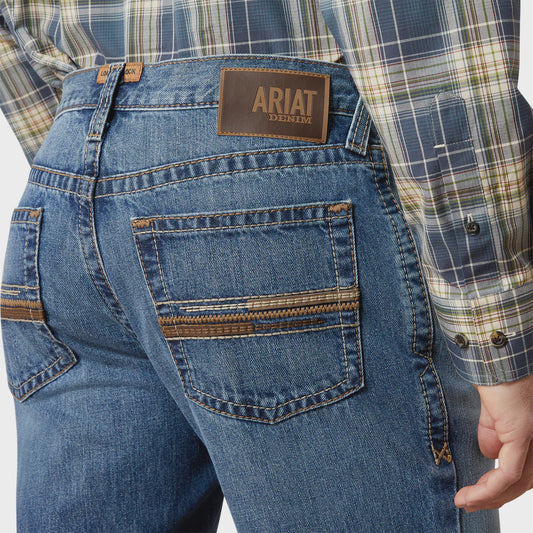 Ariat Mens M4 Relaxed Shane Boot Cut Jeans in Rogers