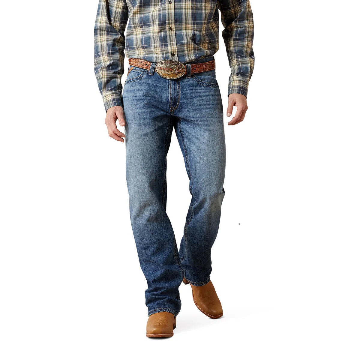 Ariat Mens M4 Relaxed Shane Boot Cut Jeans in Rogers