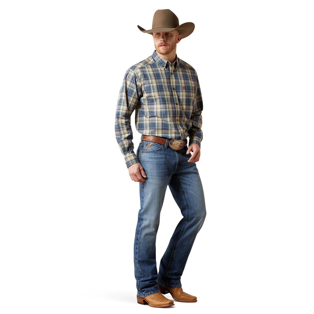 Ariat Mens M4 Relaxed Shane Boot Cut Jeans in Rogers