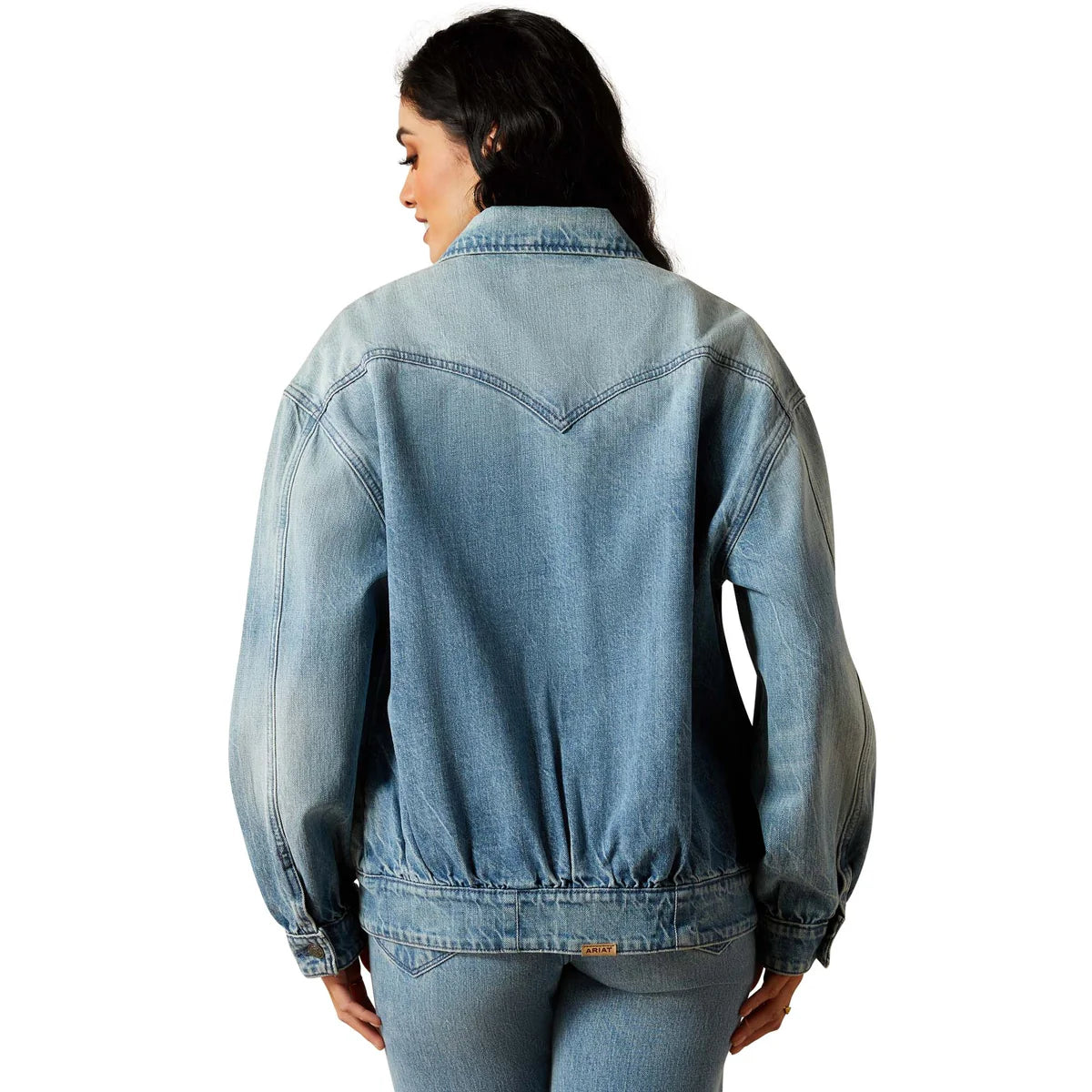 Ariat Womens Cheyenne Denim Bomber Jacket