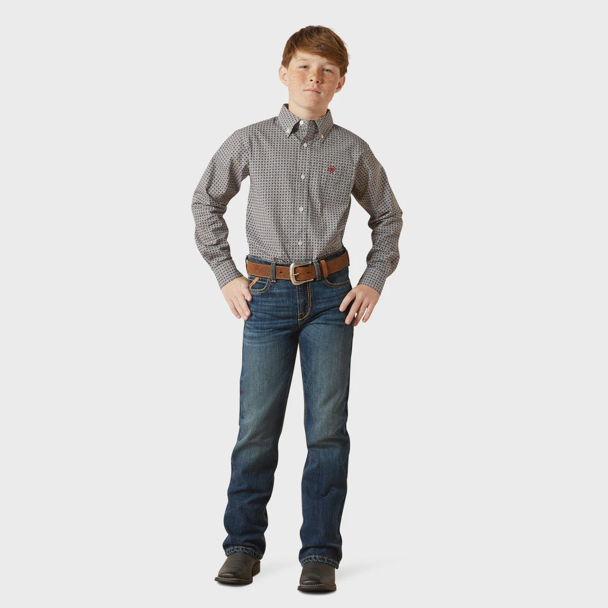 Ariat Boys Tobias L/S Shirt