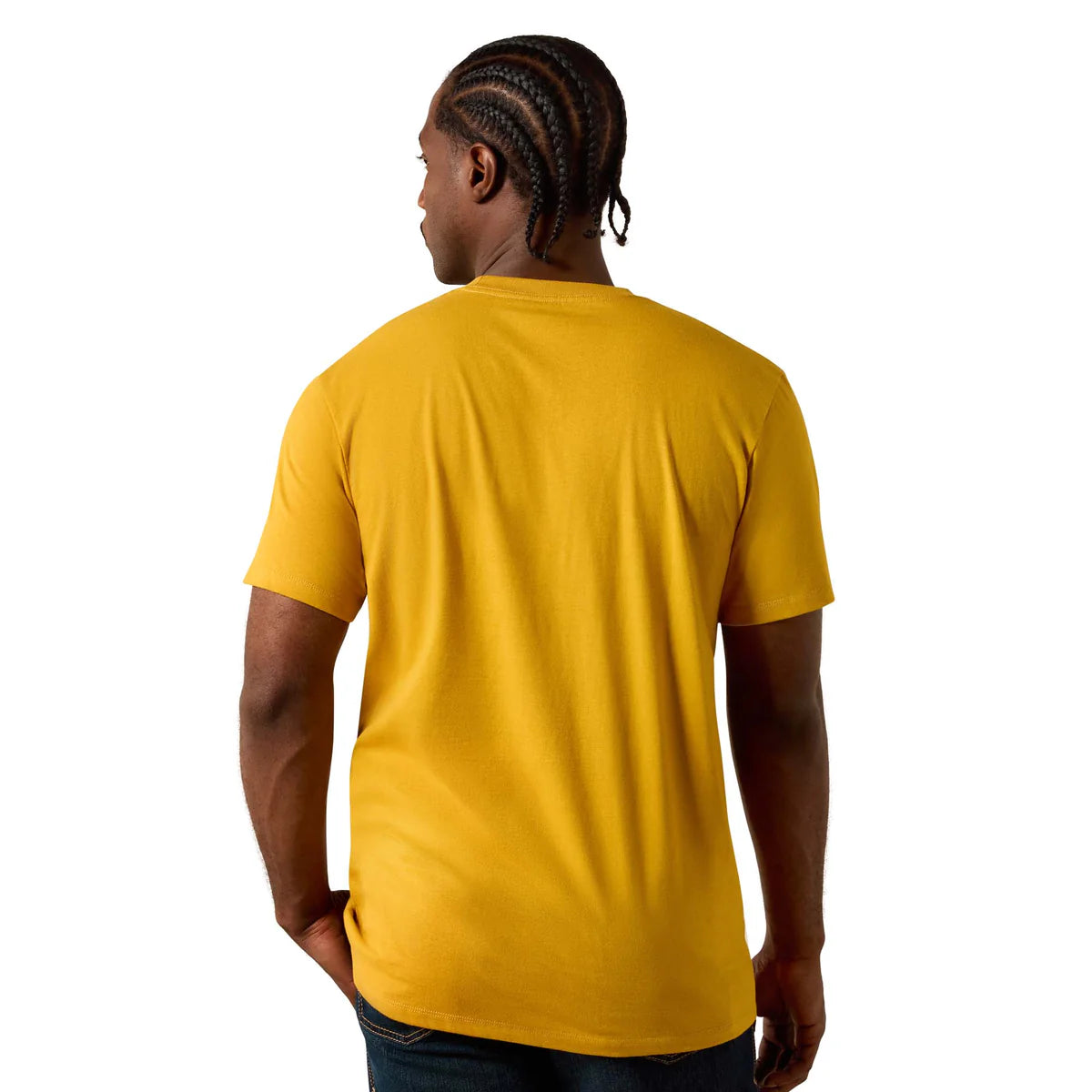 Ariat Mens College Bronc SS Tee