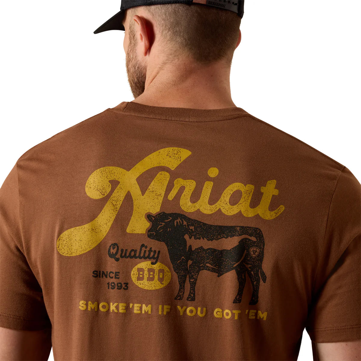 Ariat Mens BBQ Smoke SS Tee