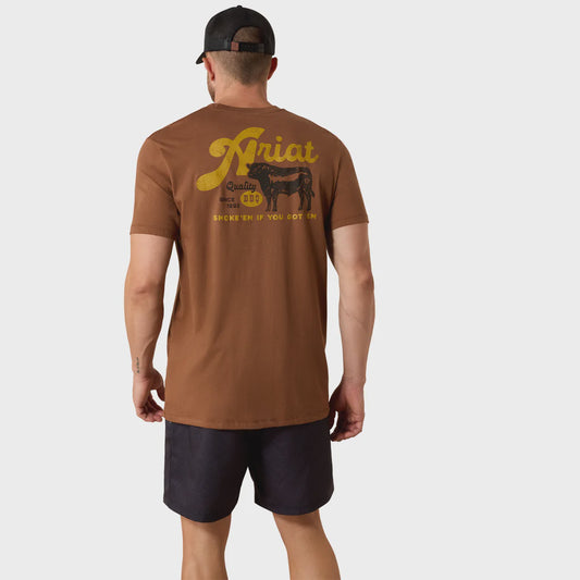 Ariat Mens BBQ Smoke SS Tee