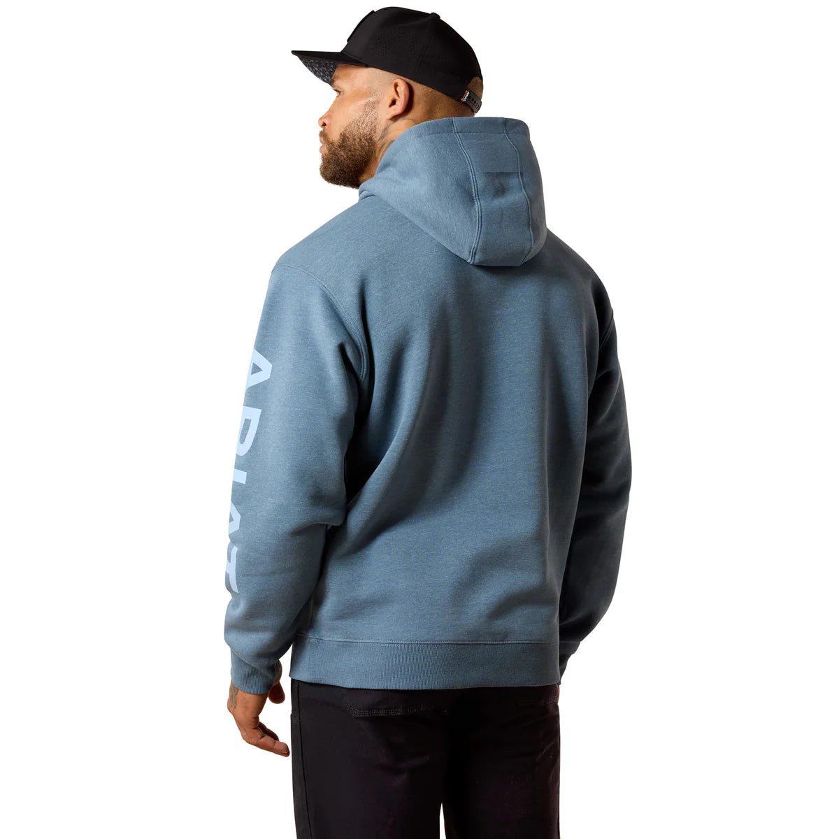 Ariat Mens Rebar Lightweight Logo Hoodie