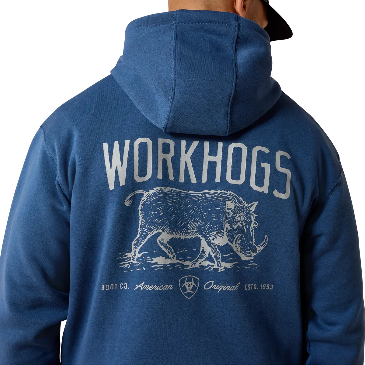 Ariat Mens Rebar Lightweight Logo Hoodie
