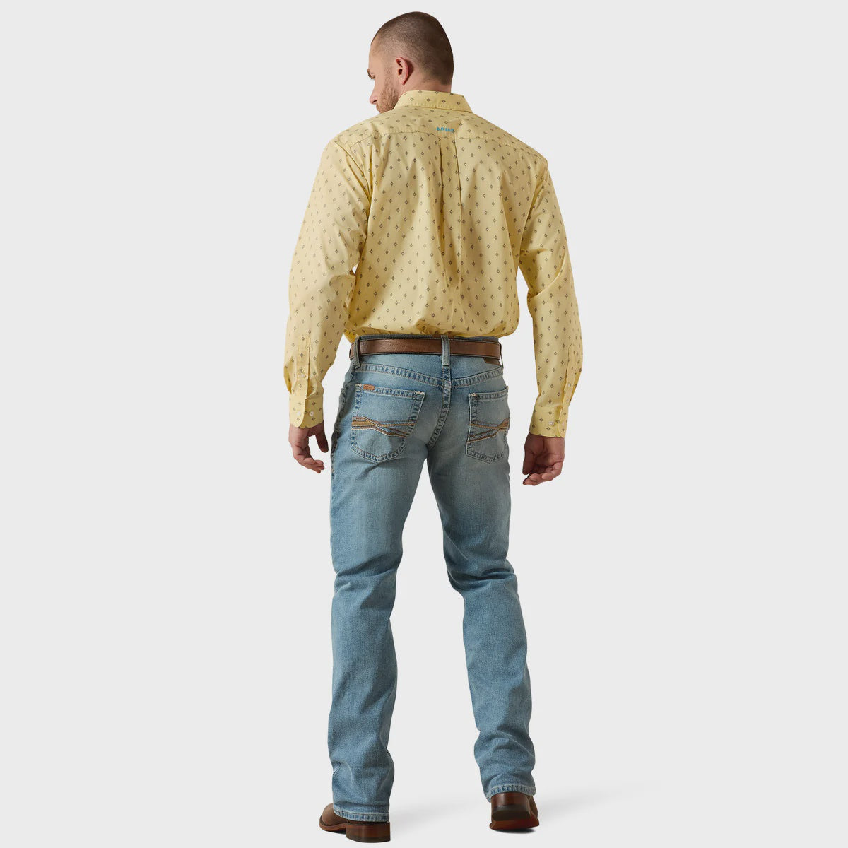 Ariat Mens M4 Relaxed Gus Boot Leg Jeans