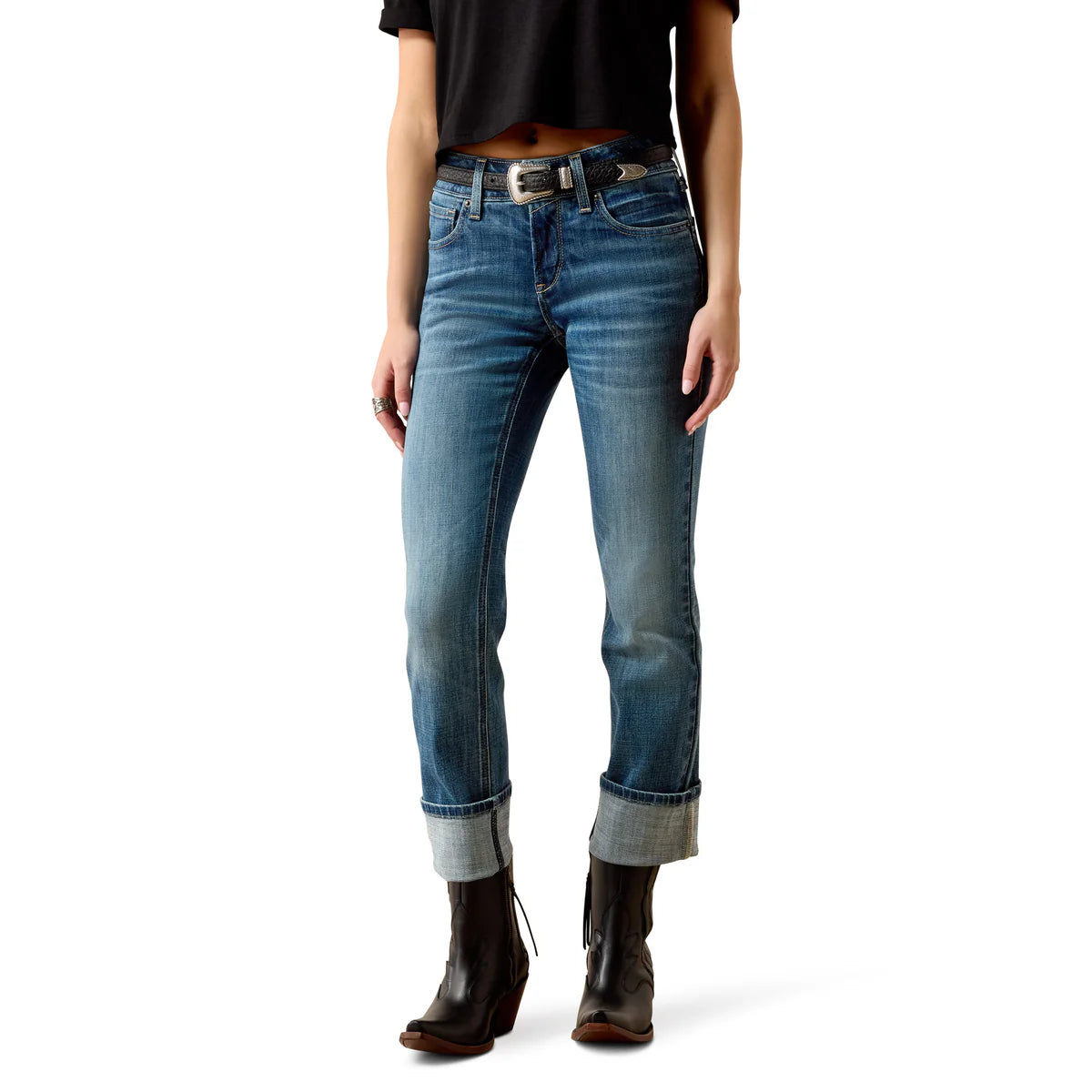 Ariat Womens Perfect Rise Silvie Straight Crop