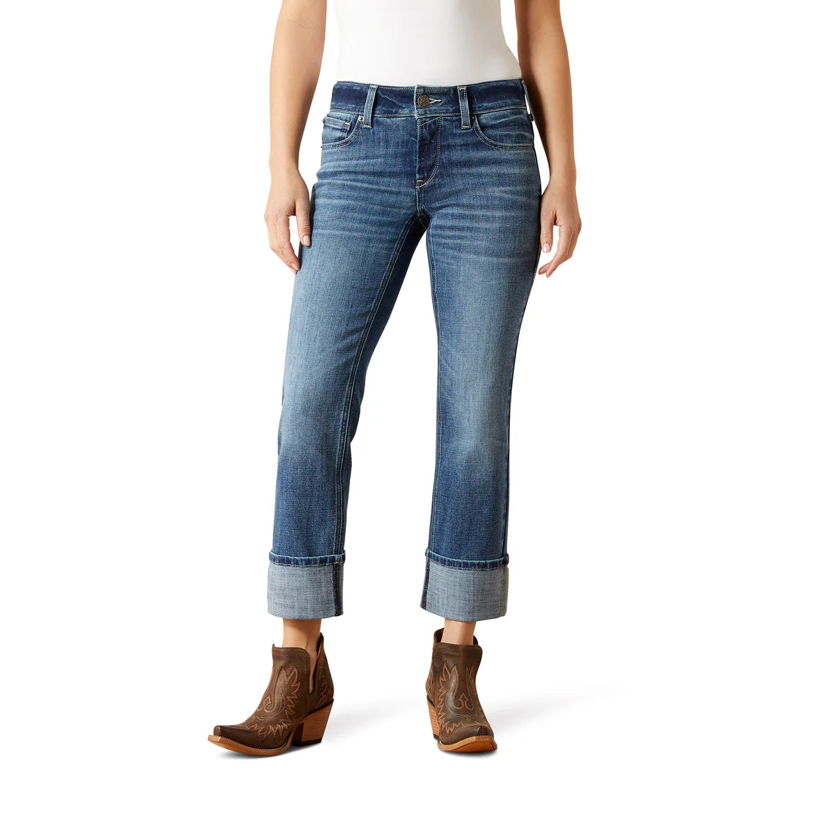 Ariat Womens Perfect Rise Silvie Straight Crop