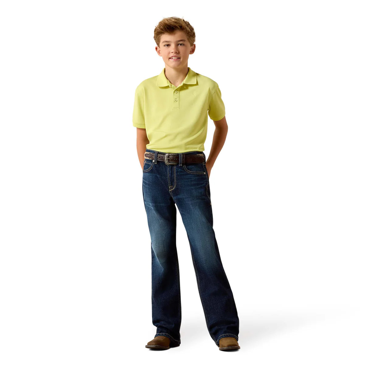 Ariat Boys B4 Oliver Relaxed Boot Cut Jeans