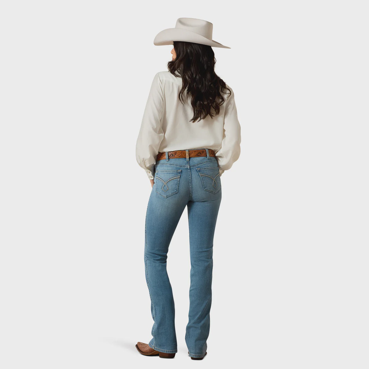 Ariat Womens High Rise Lorena Boot Cut Jeans