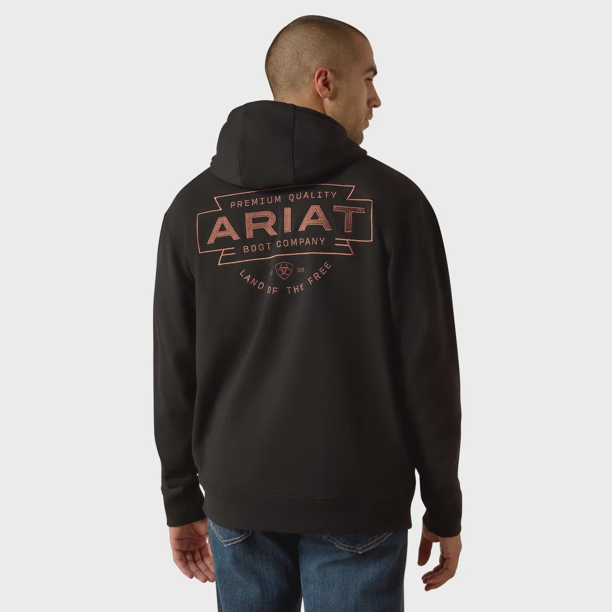 Ariat Mens Southwest Simple Buckle Hoodie Black