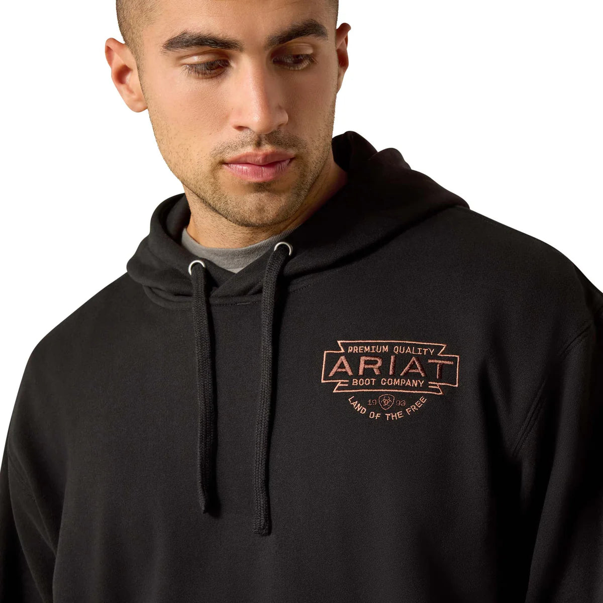 Ariat Mens Southwest Simple Buckle Hoodie Black