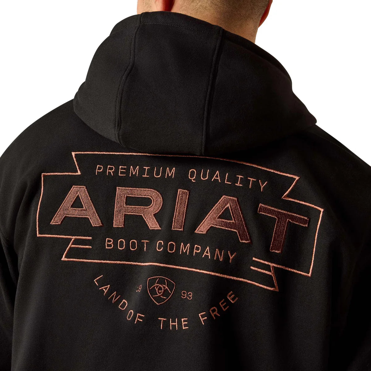 Ariat Mens Southwest Simple Buckle Hoodie Black