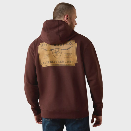 Ariat Mens Shield Steerhead Hoodie