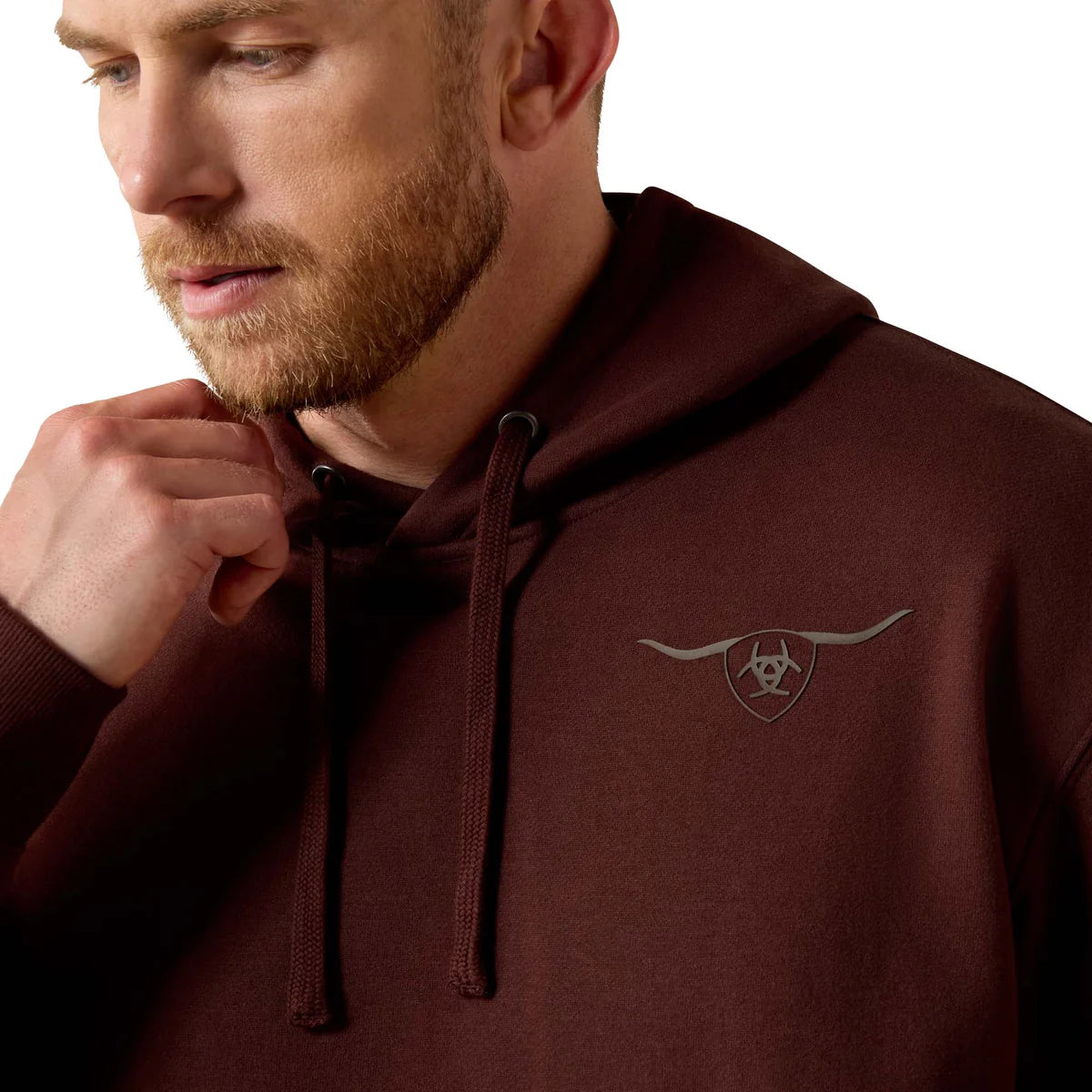 Ariat Mens Shield Steerhead Hoodie