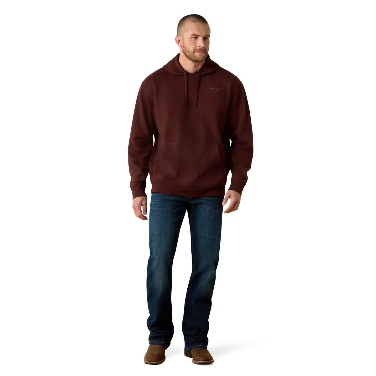 Ariat Mens Shield Steerhead Hoodie