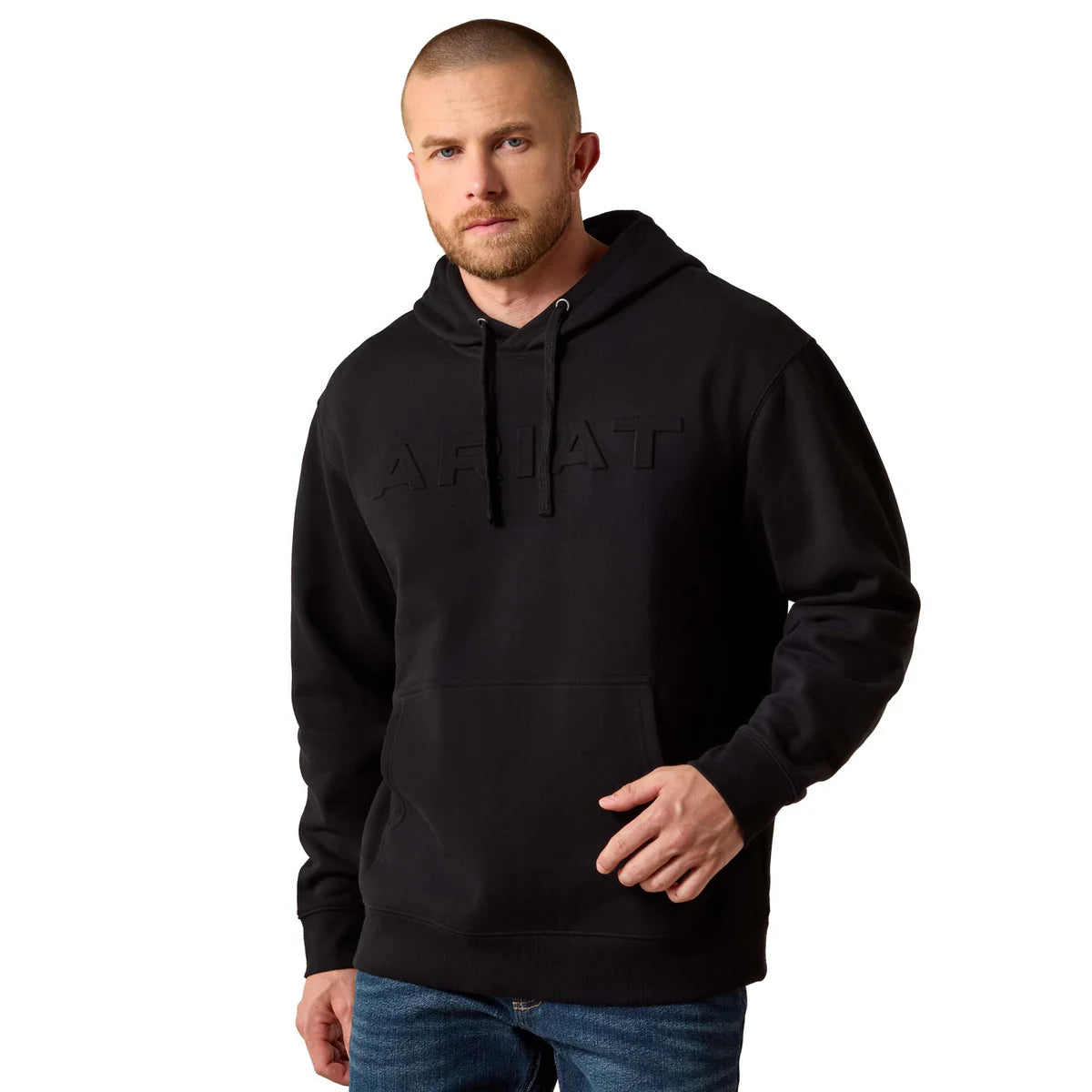Ariat Mens Embossed Logo Hoodie