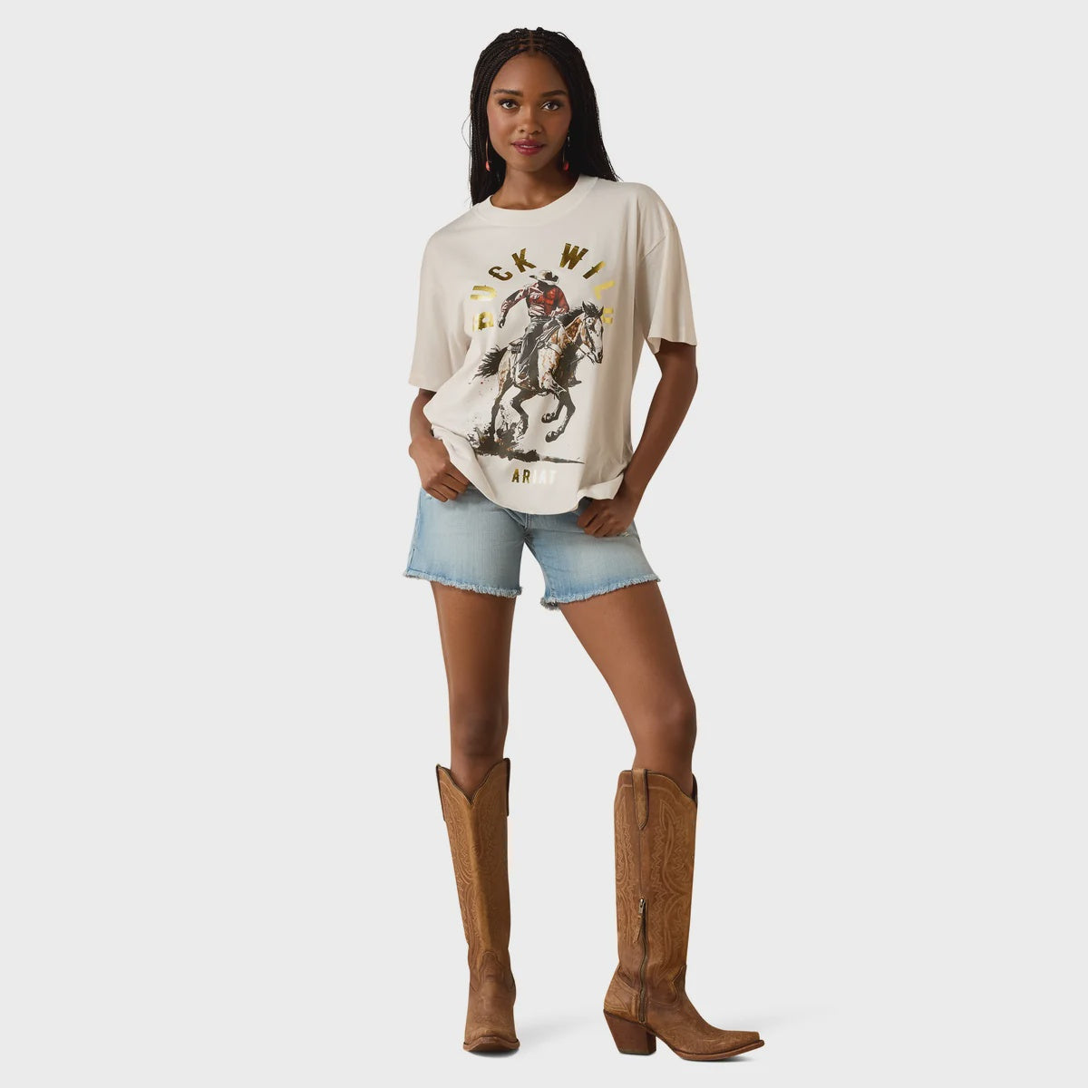 Ariat Womens Buck Wild SS Tee