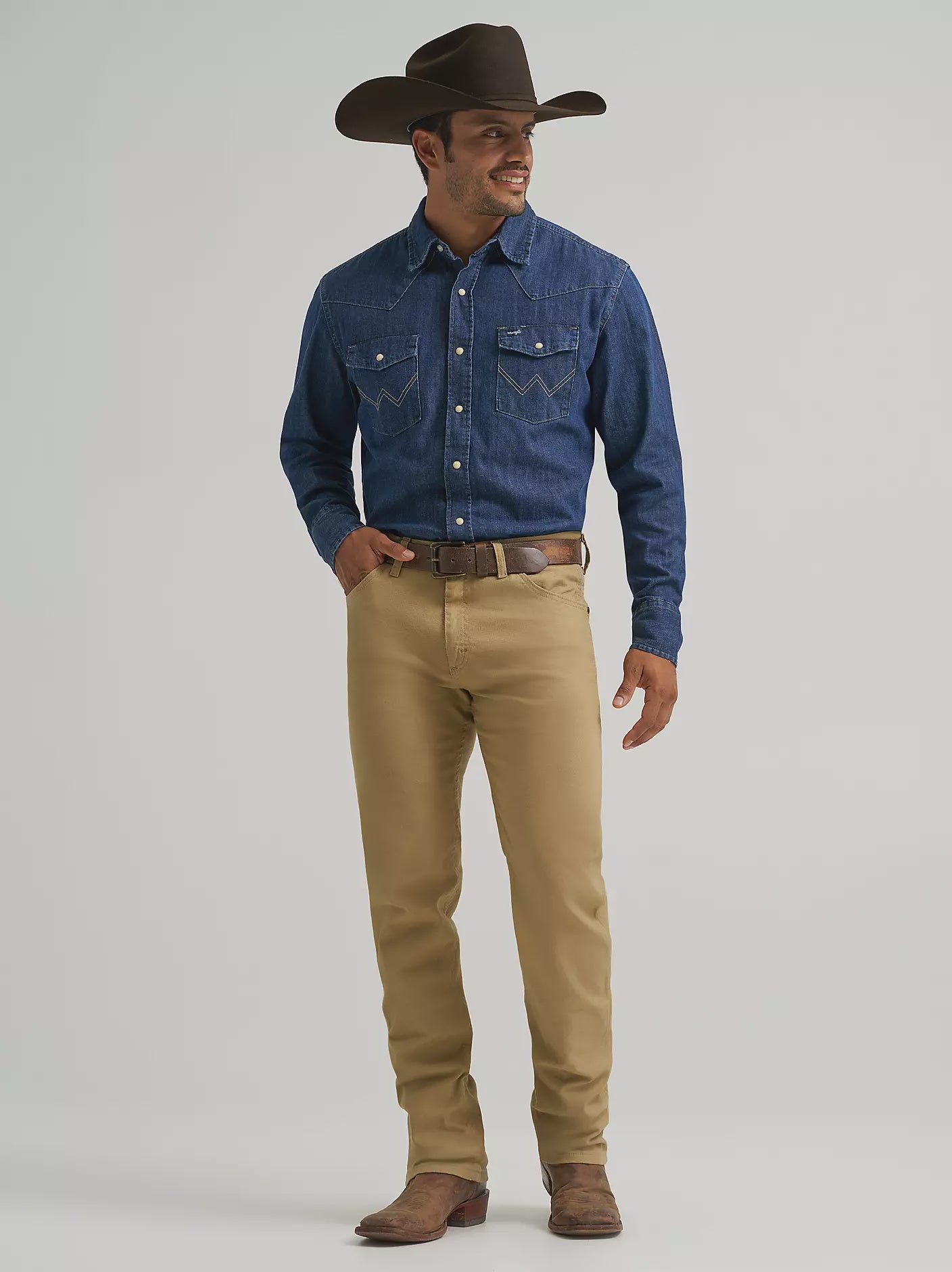 Wrangler Mens Tough Comfort Reg Jeans