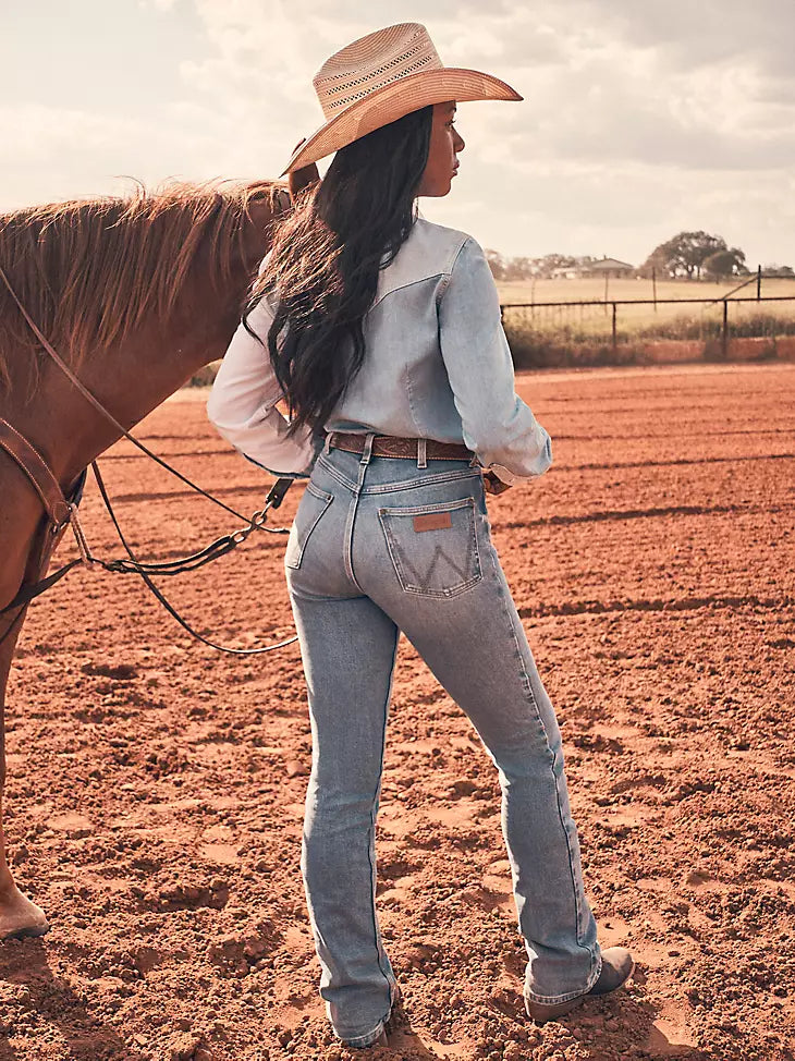 Wrangler Womens Rodeo High Hi Bootcut Jeans
