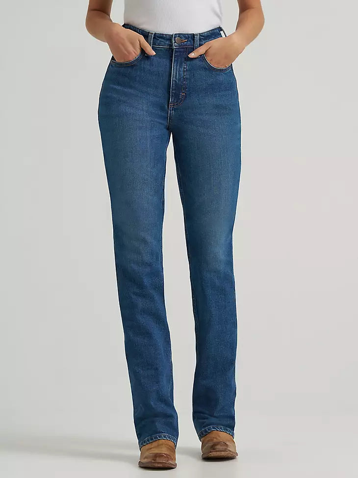 Wrangler Womens Rodeo High Hi  Boot cut Jeans LILLIAN