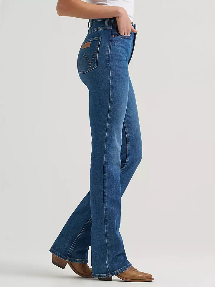 Wrangler Womens Rodeo High Hi  Boot cut Jeans LILLIAN