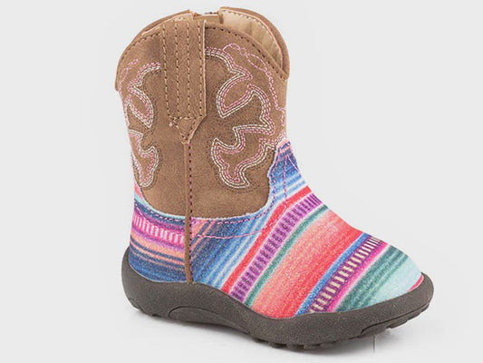 Roper Infant Glitter Serape Boot