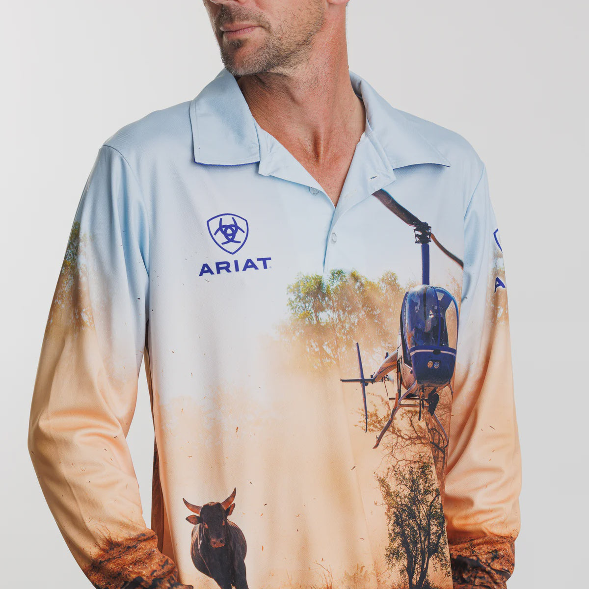 Ariat Uni Fishing Shirts Helimuster