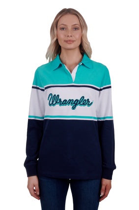 Bertha Womens Wrangler L/S Rugby