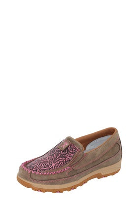 Twisted X Womens Tooled Cellstretch Slipon