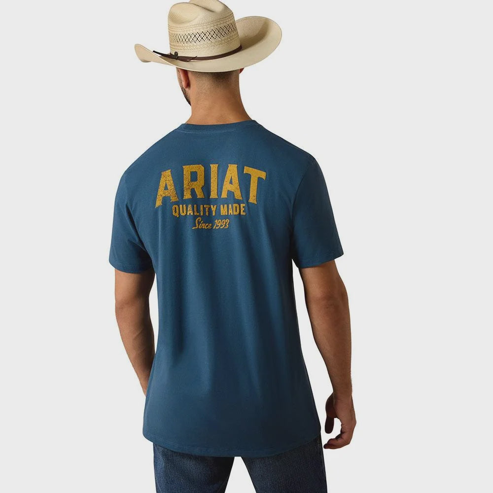 Ariat Mens Quality Wood States SS Tee
