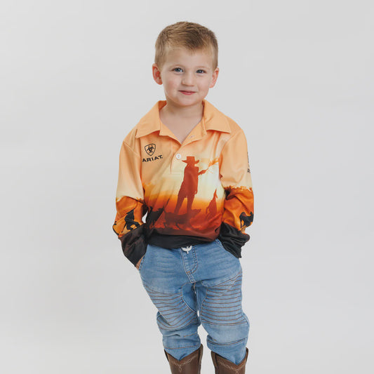 Ariat Kids Unisex Country Kids Fishing Shirt